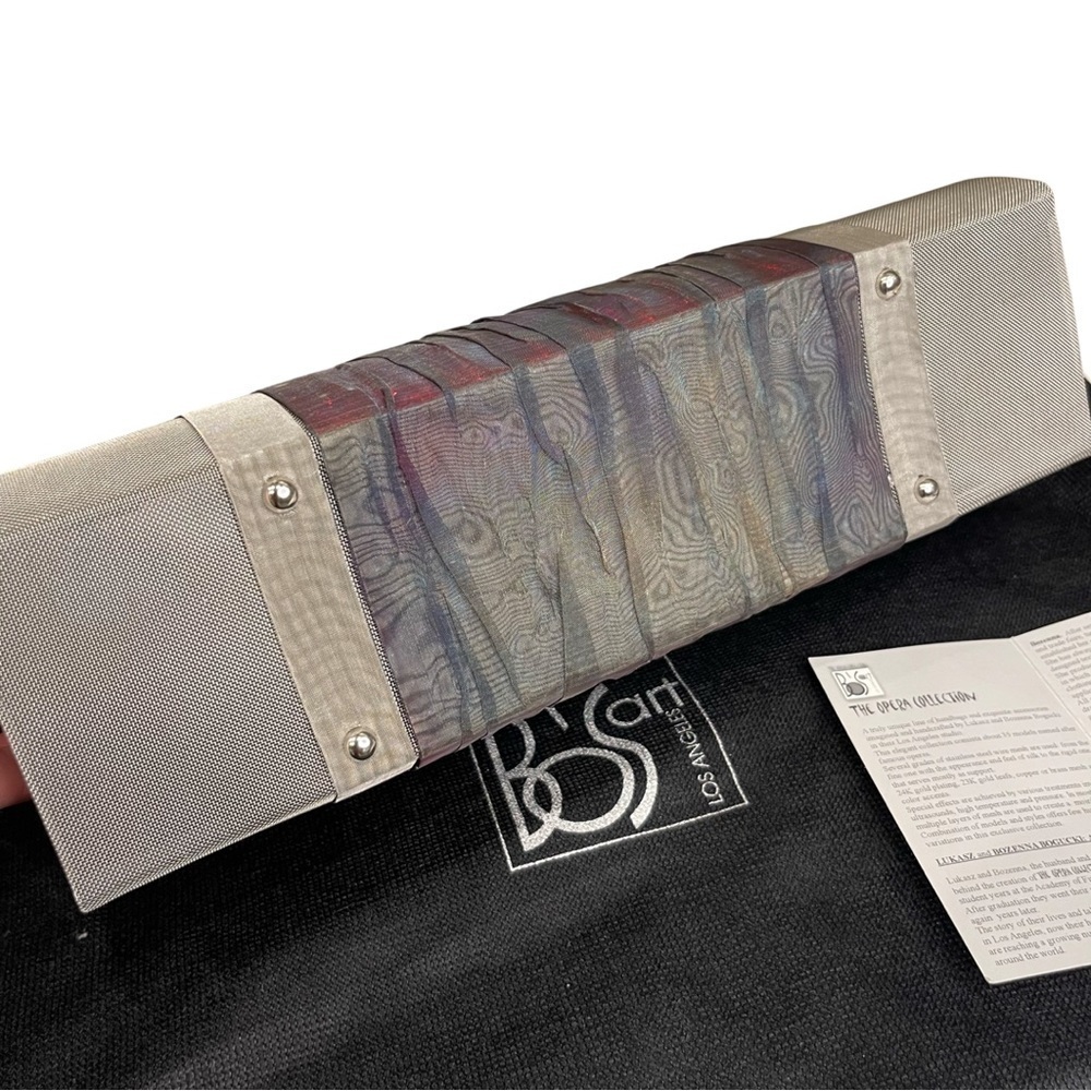 Bo’s Art Studio Los Angeles Stainless Steel Mesh Purse Opera Collection - Picture 6 of 10